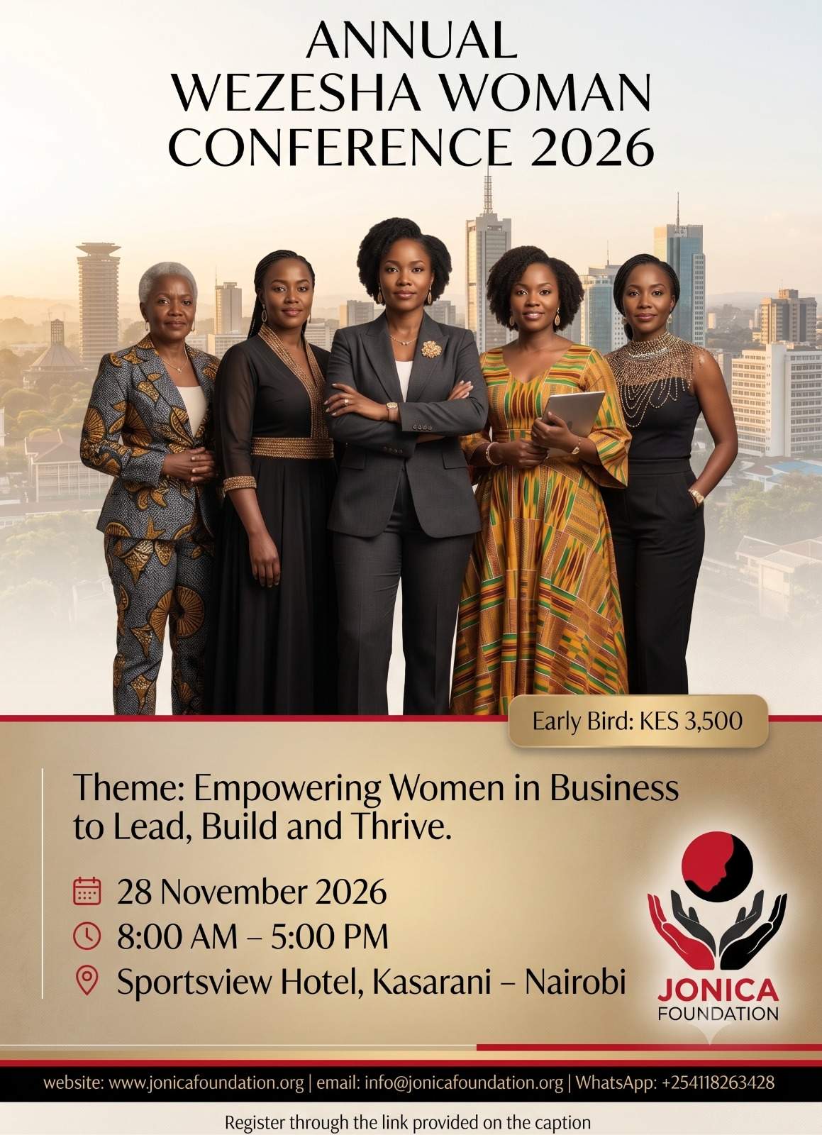 Wezesha Woman Annual Conference 2026 - Poster 1