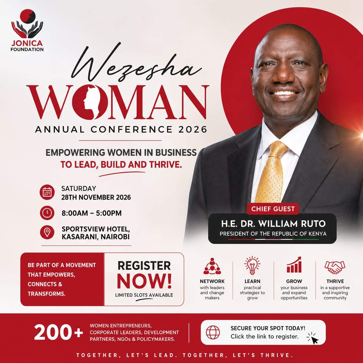 Wezesha Woman Annual Conference 2026 - Poster 2