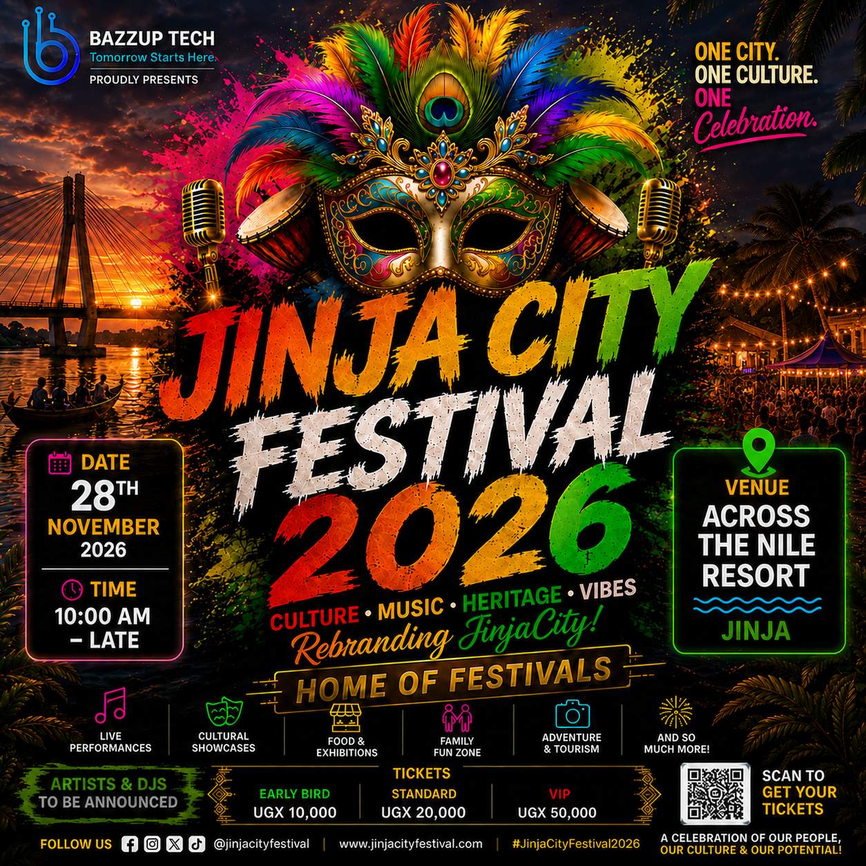 JINJA CITY FESTIVAL 2026 - Poster 1