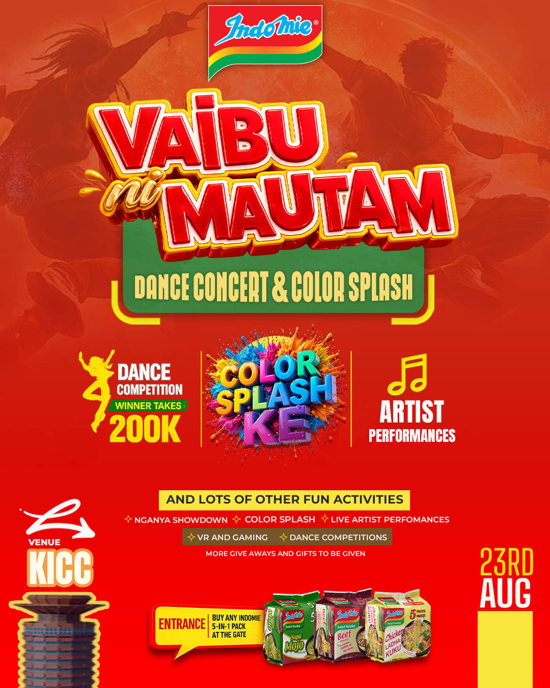 Vaibu Ni Mautam Dance Concert - Poster 1