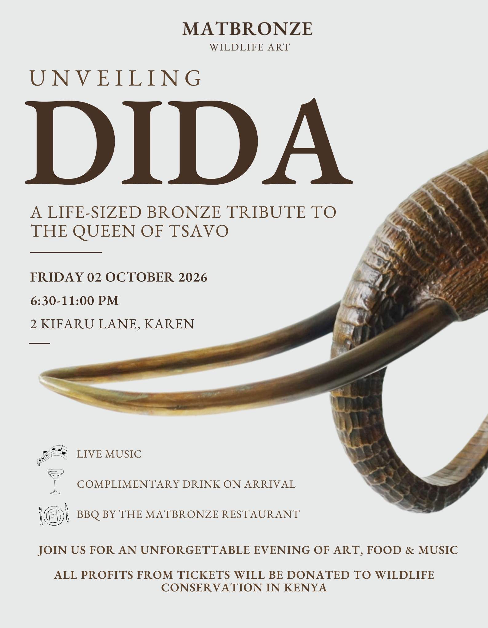 Bronze Nights Exhibition - Unveiling Dida - Poster 1