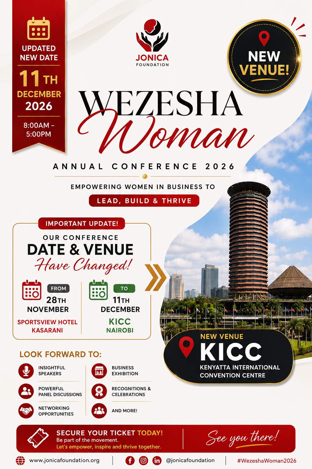 Wezesha Woman Annual Conference 2026 - Poster 1
