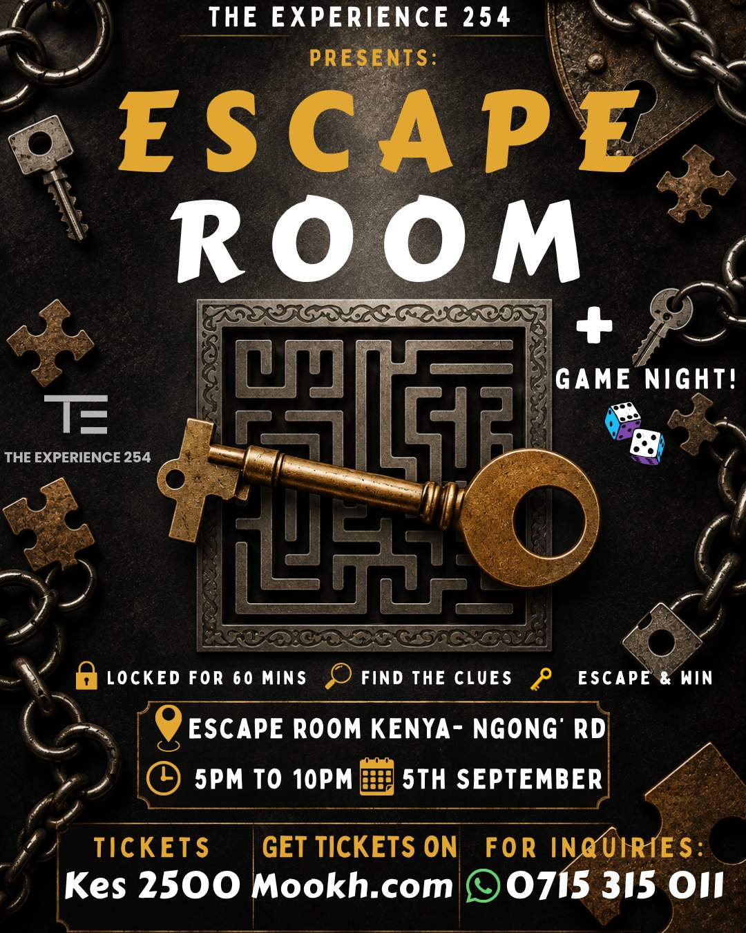 Escape Room Experience - Poster 1