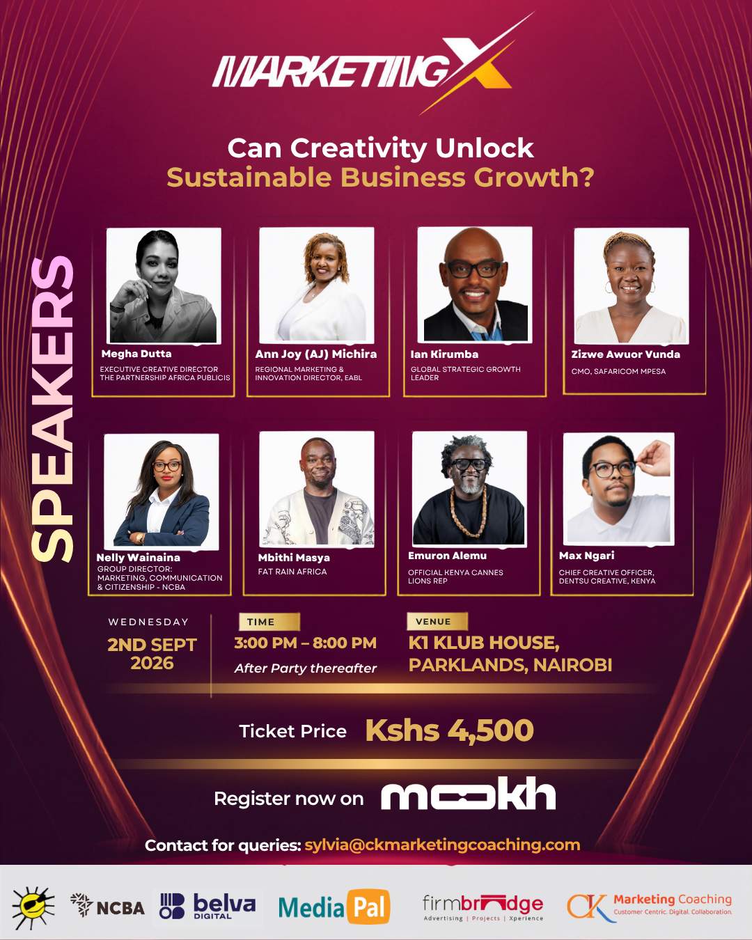 Marketing X Live - Can Creativity Unlock Sustainable Business Growth?  - Poster 1