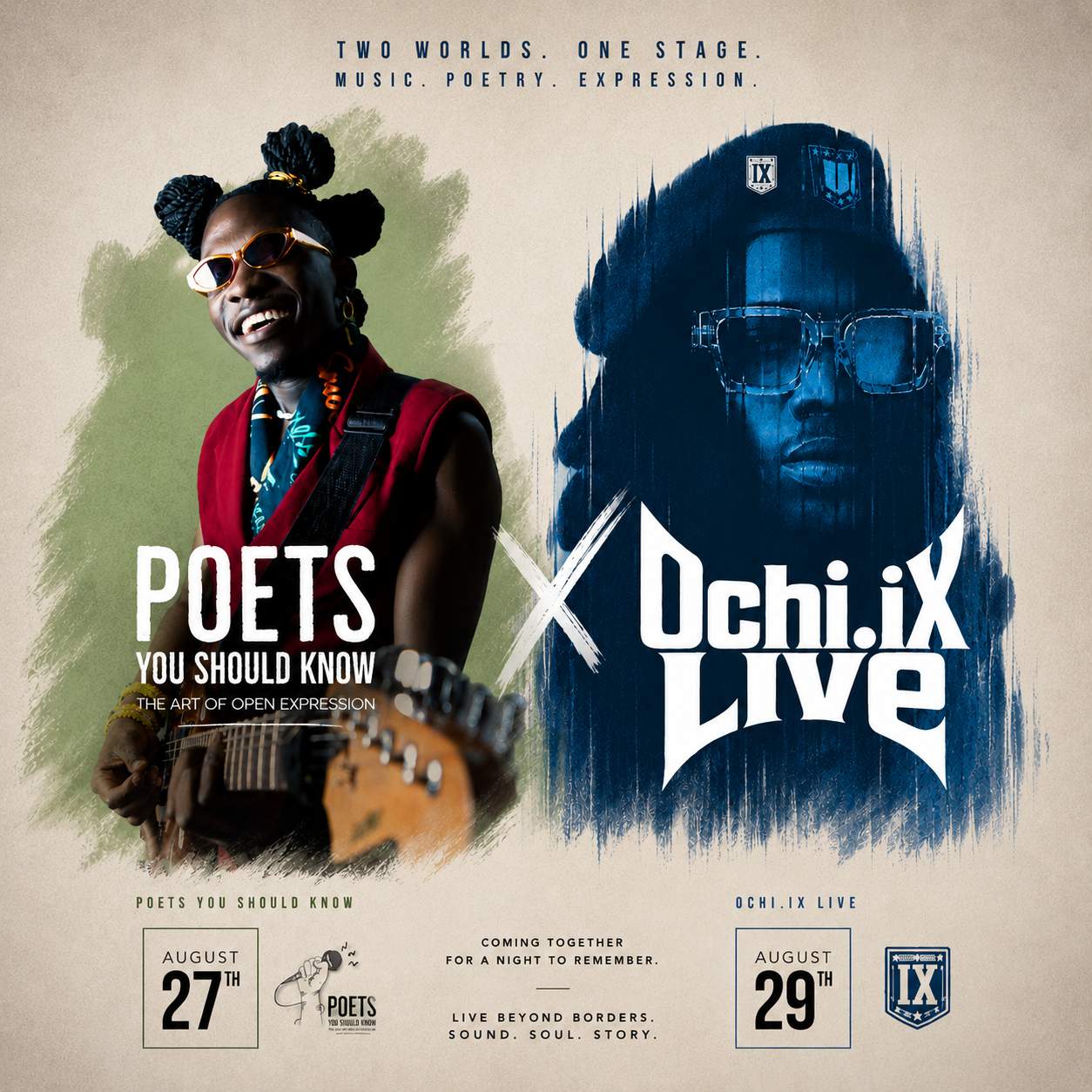 OCHI.IX LIVE x PYSK - Poster 1