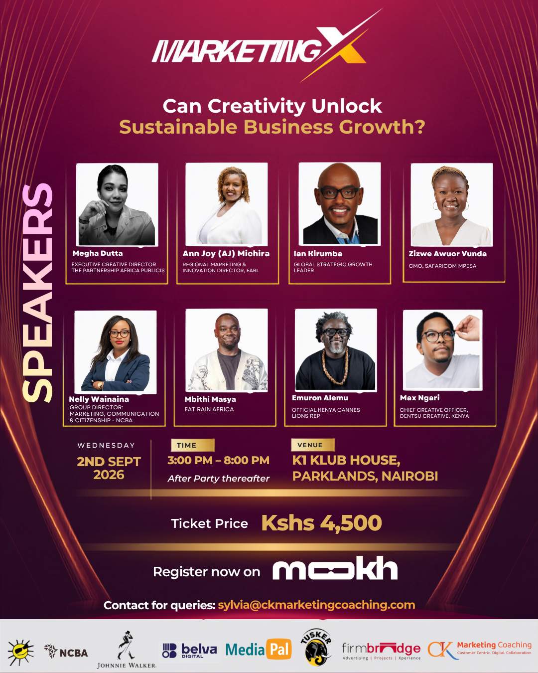 Marketing X Live - Can Creativity Unlock Sustainable Business Growth?  - Poster 1