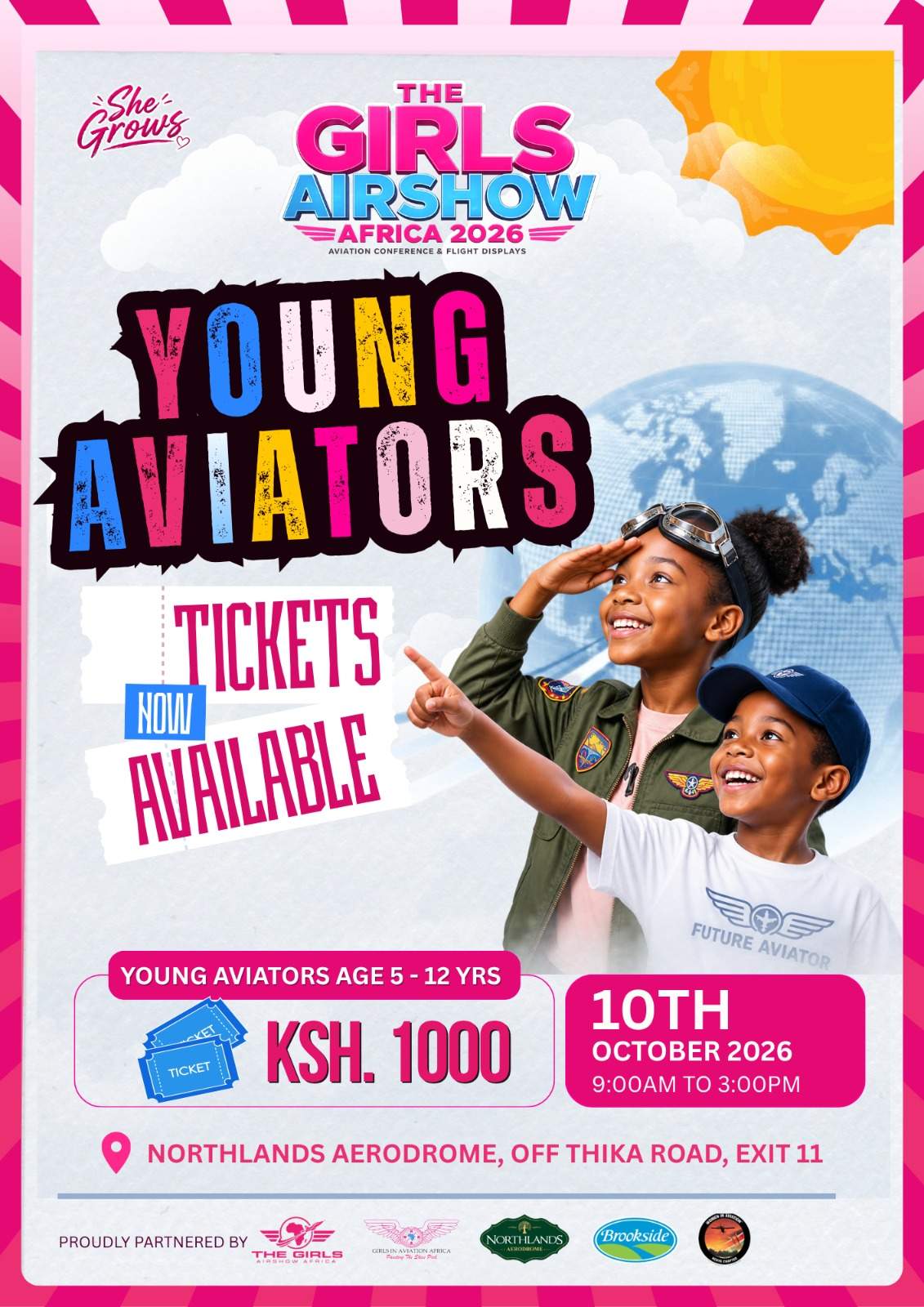 The Girls Airshow Africa 2026 - Poster 3