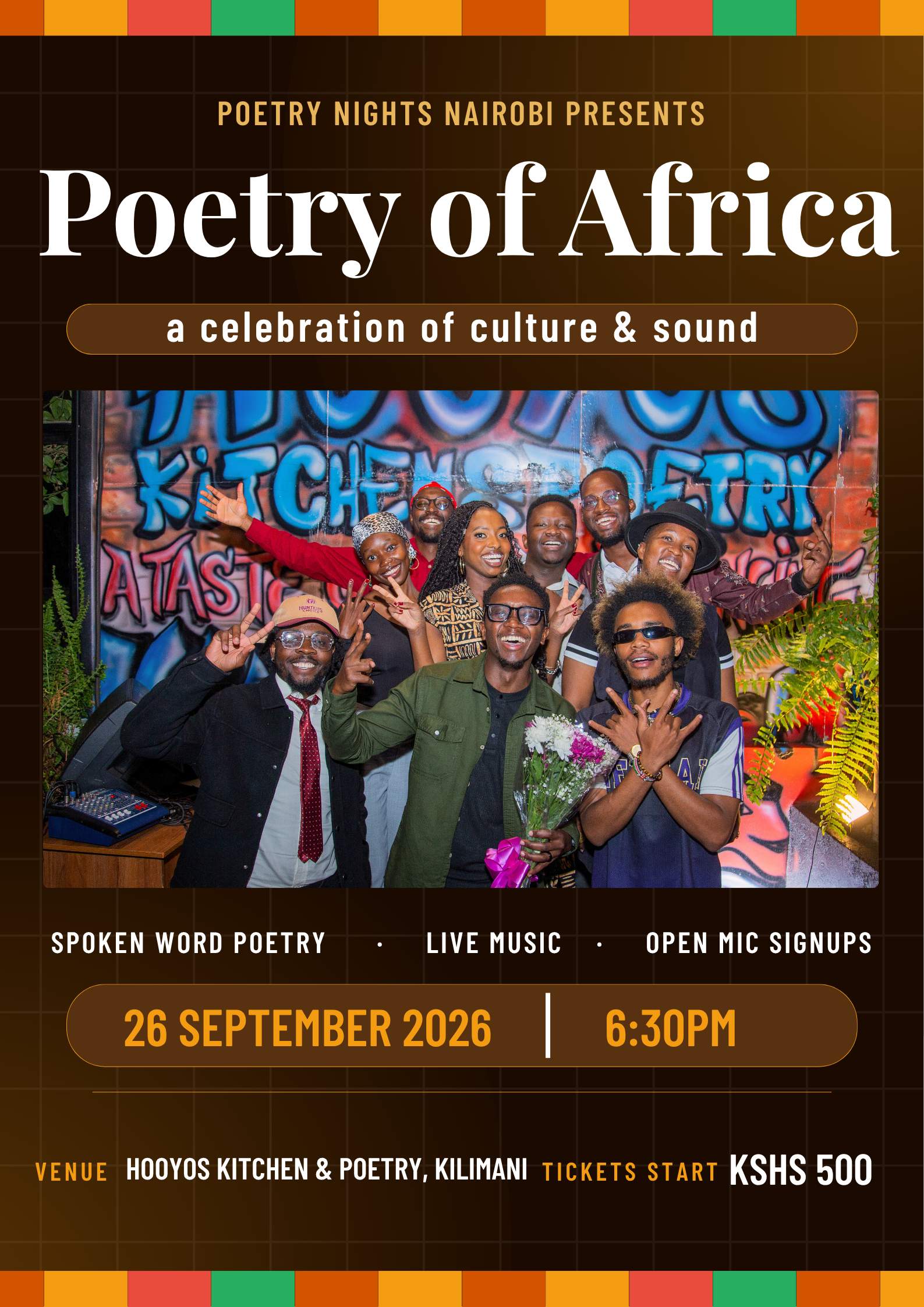 Poetry of Africa - Poster 1