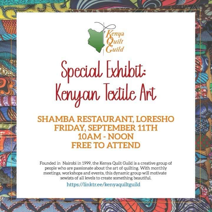 Quilted Fabric Art Exhibition  - Poster 1