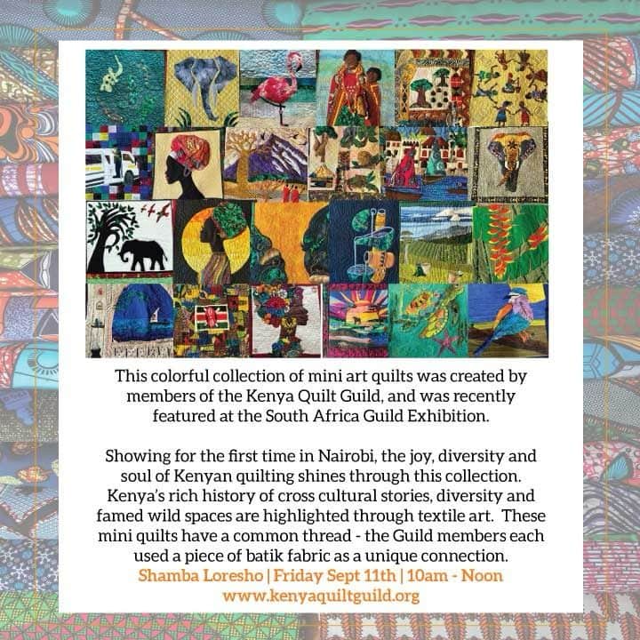 Quilted Fabric Art Exhibition  - Poster 2