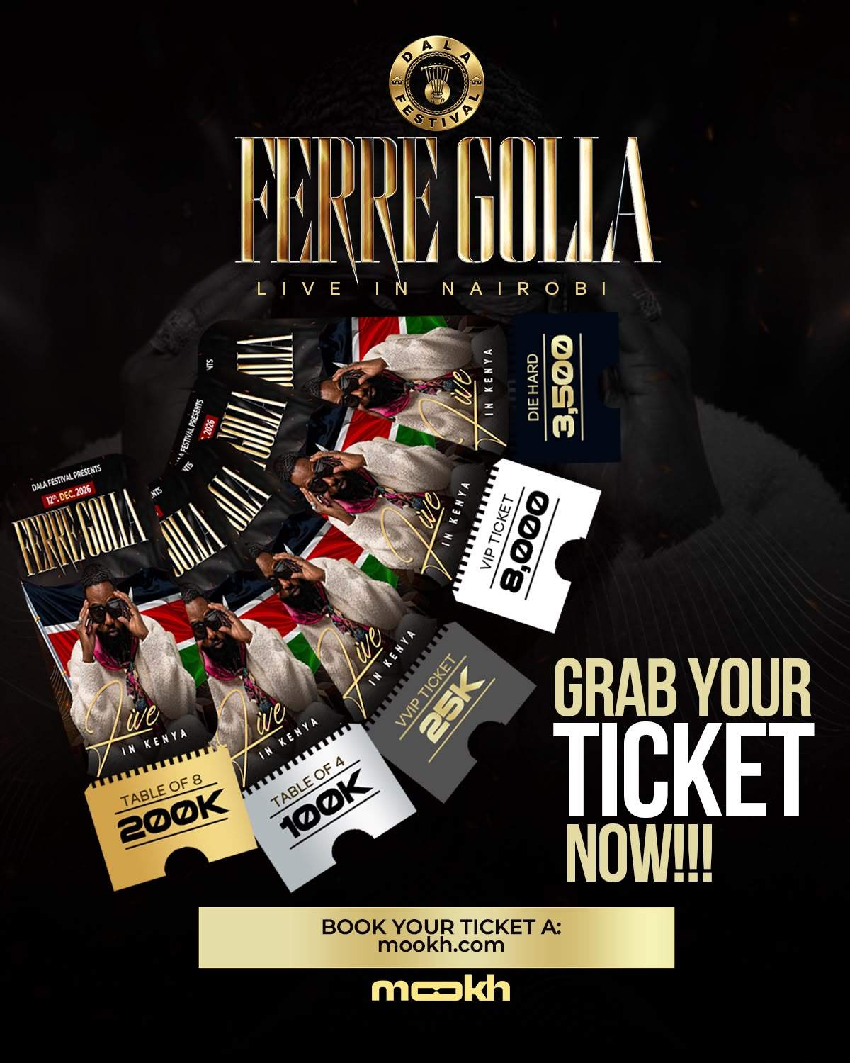 FERRE GOLA LIVE IN NAIROBI - Poster 1
