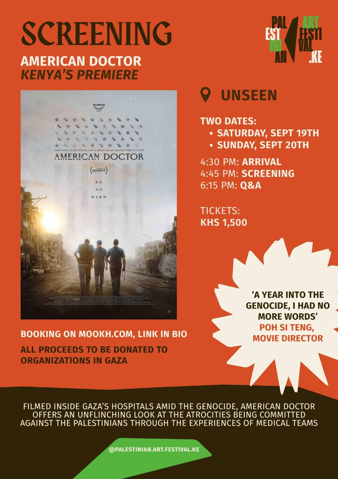 Screening: American Doctor - Kenya's Premiere - Poster 1