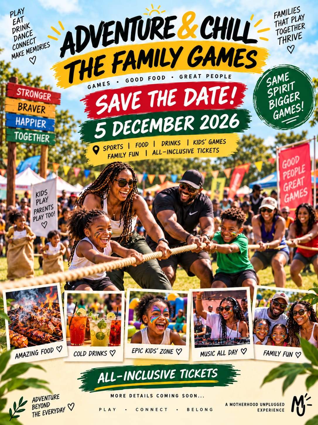 Adventure & Chill Family Games - Poster 1