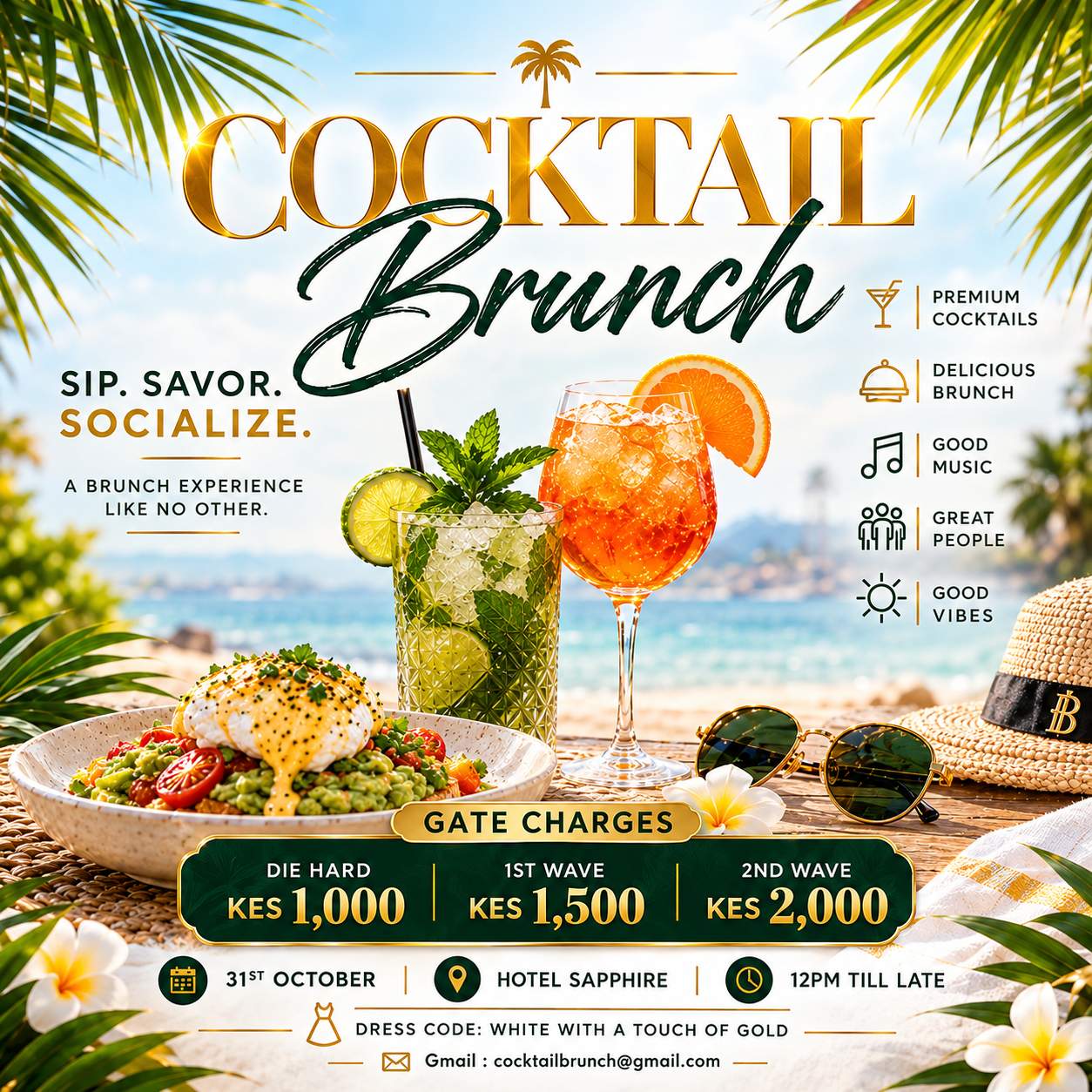 Cocktail & Brunch - Poster 1