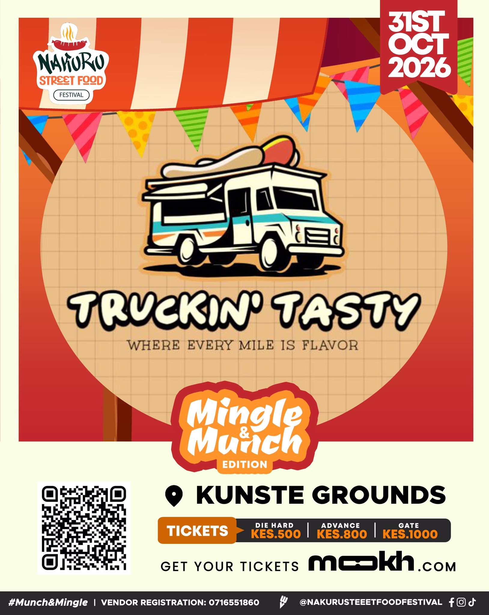 Nakuru Street Food Festival (mingle & munch) - Poster 1
