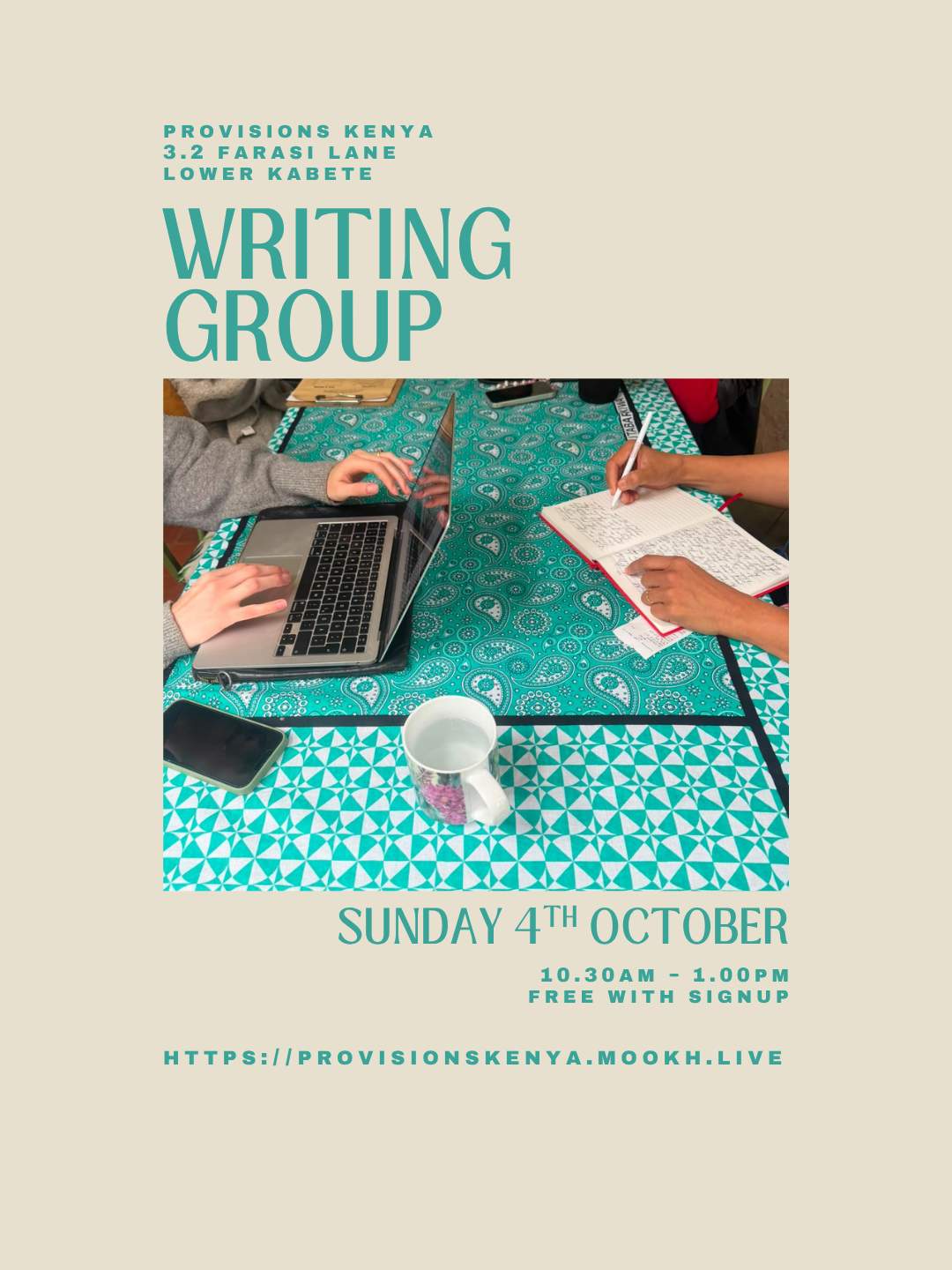Writing Group - Poster 1