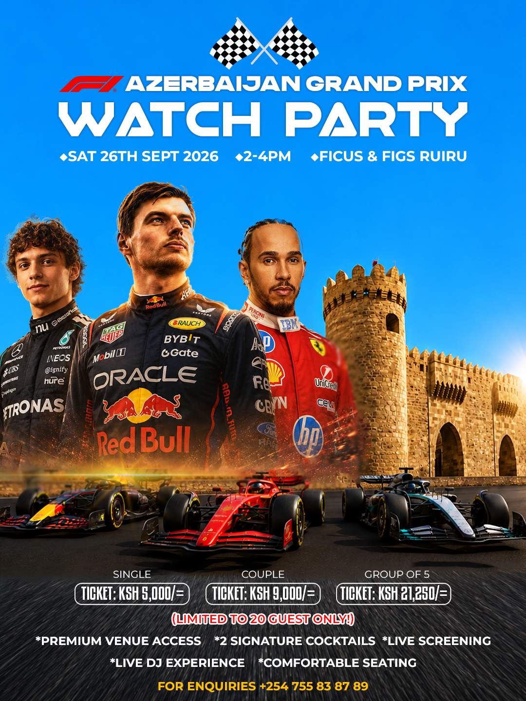 AZERBAIJAN GP WATCH PARTY - Poster 1