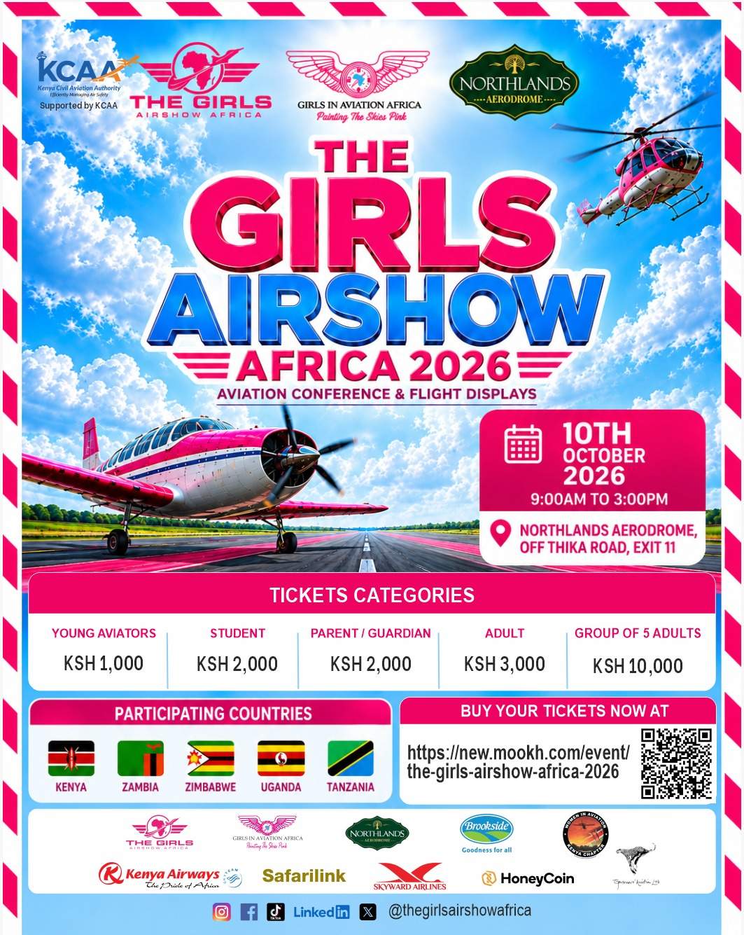 The Girls Airshow Africa 2026 - Poster 1