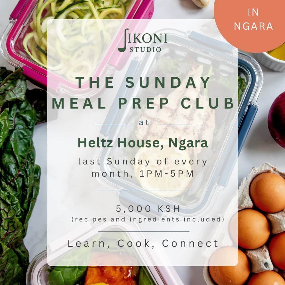 Sunday Meal Prep Club - 25 October - Poster 1