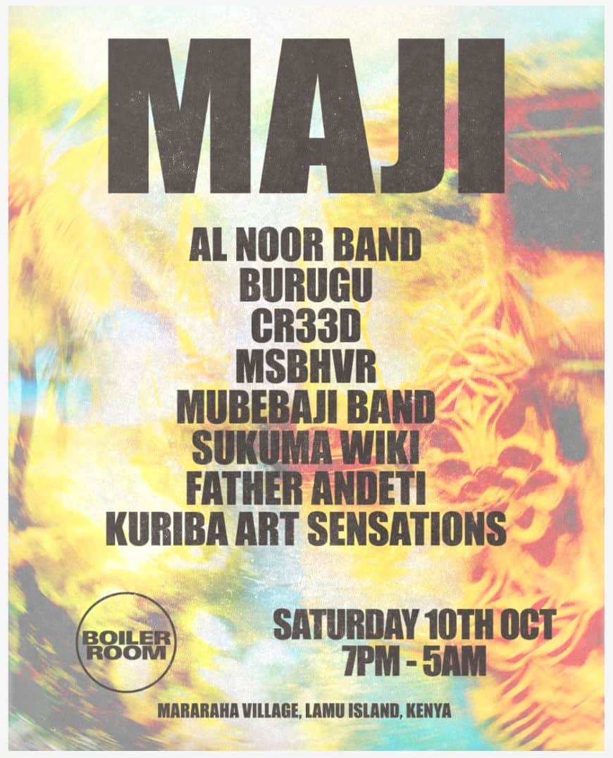 MAJI | Boiler Room Broadcast Lab - Poster 1