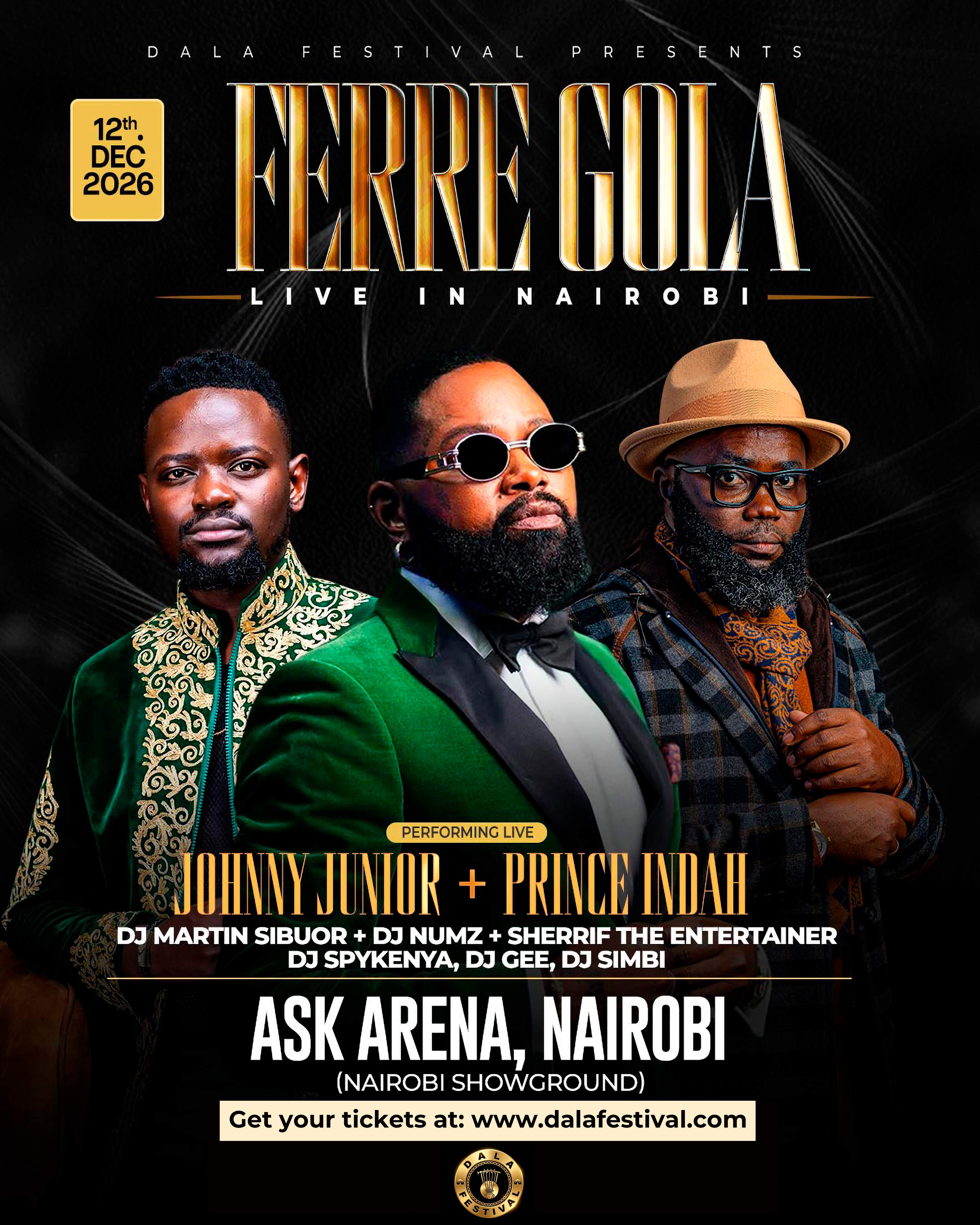 FERRE GOLA LIVE IN NAIROBI - Poster 3