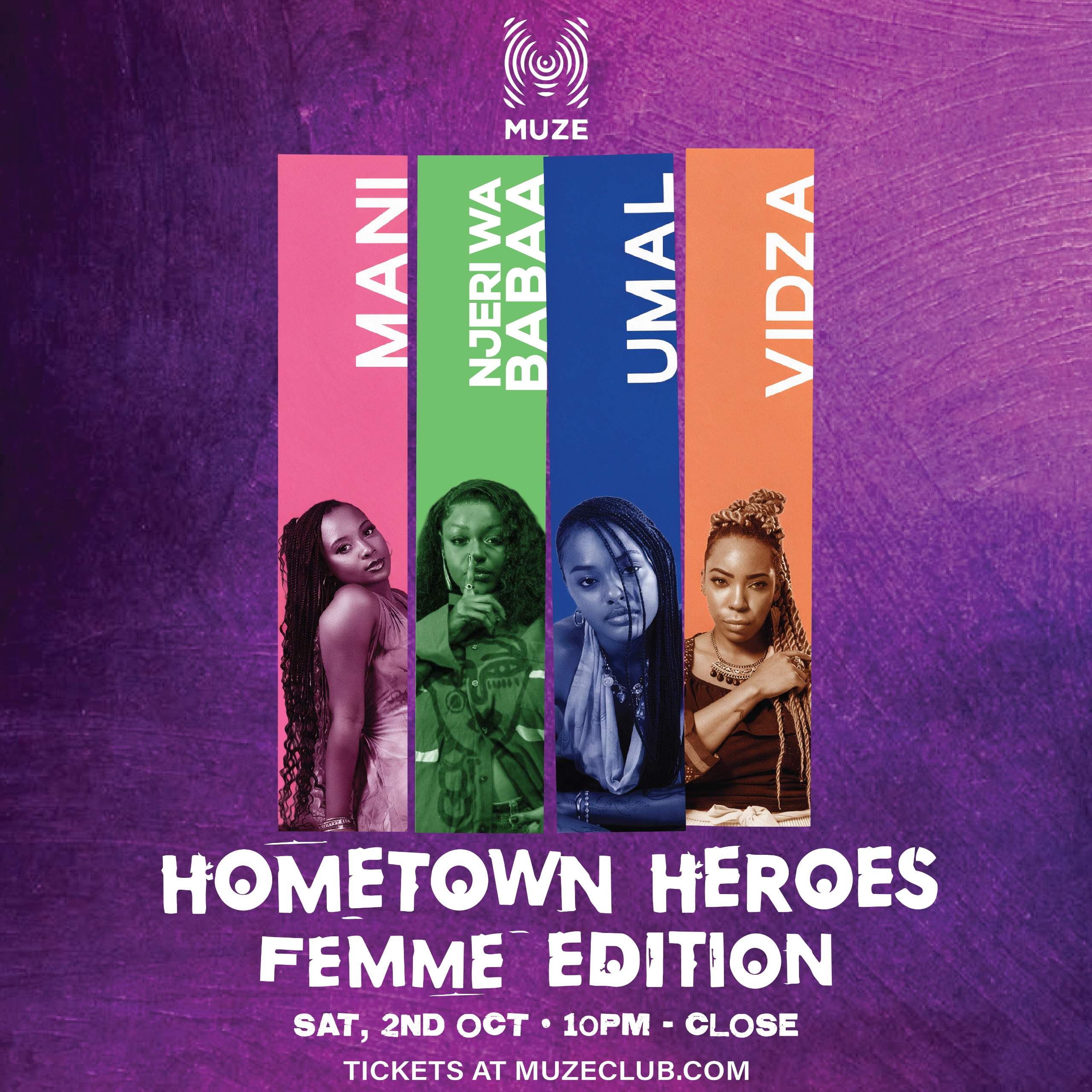 MUZE Club pres. Hometown Heroes: Femme Edition