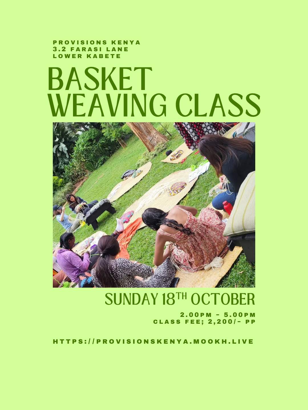 Basket Weaving Class - Poster 1