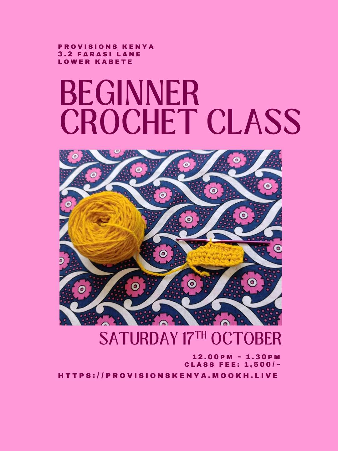 Beginner Crochet Class 
