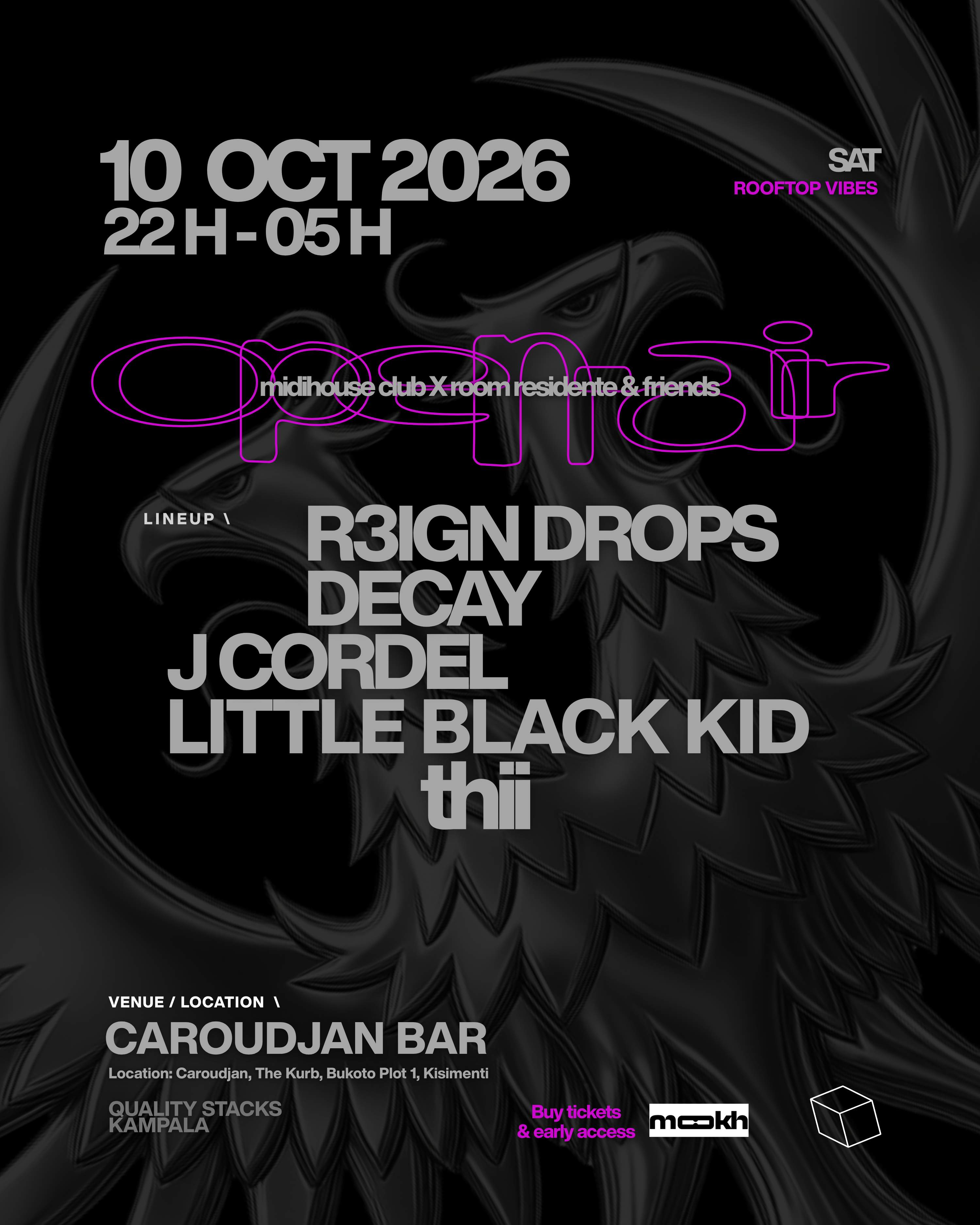 THE ROOM RESIDENTE x MIDIHOUSE - Poster 1