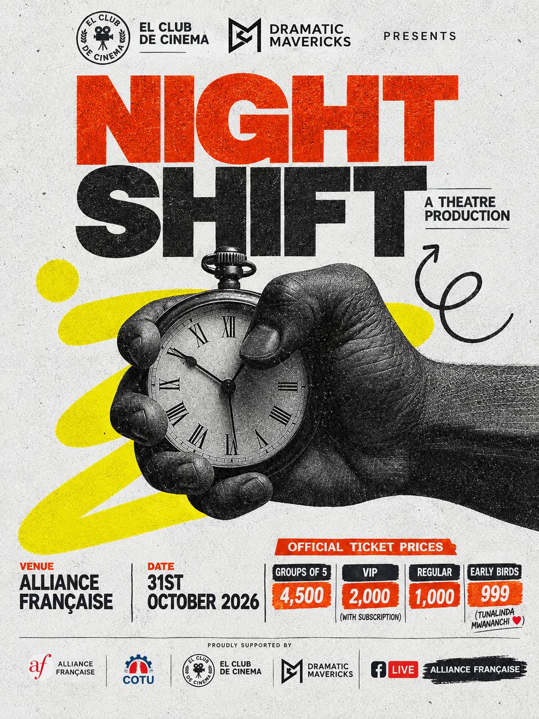 NIGHT SHIFT A COMMERCIAL PLAY  - Poster 1