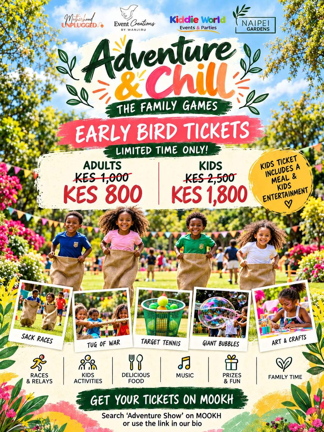 Adventure & Chill Family Games - Poster 1