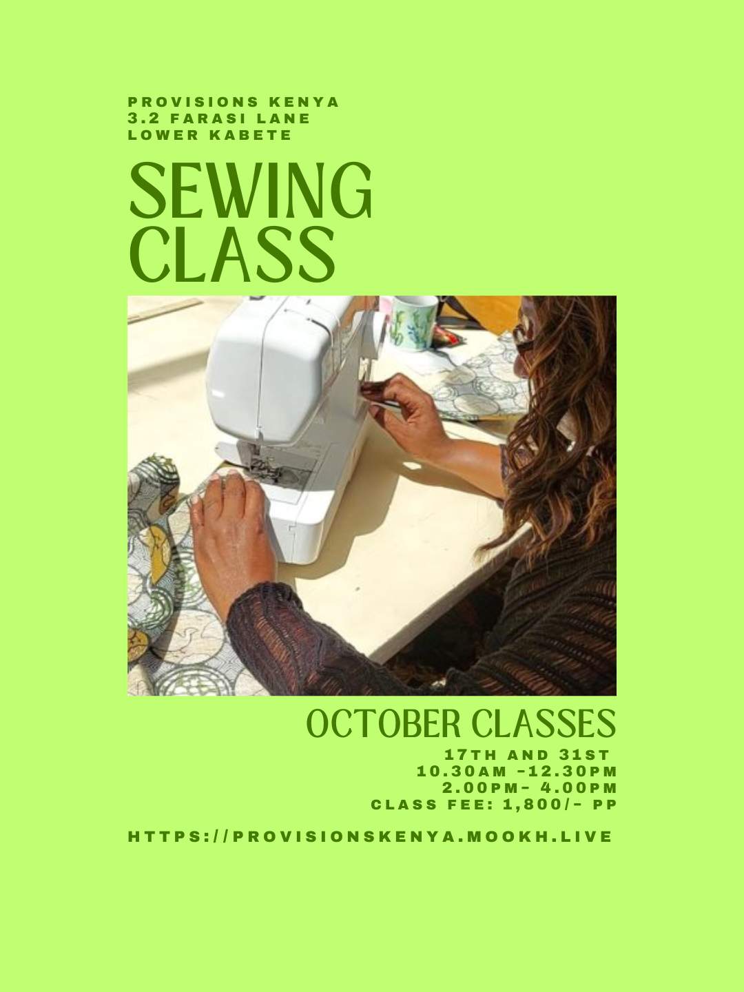 Beginner Sewing Class
