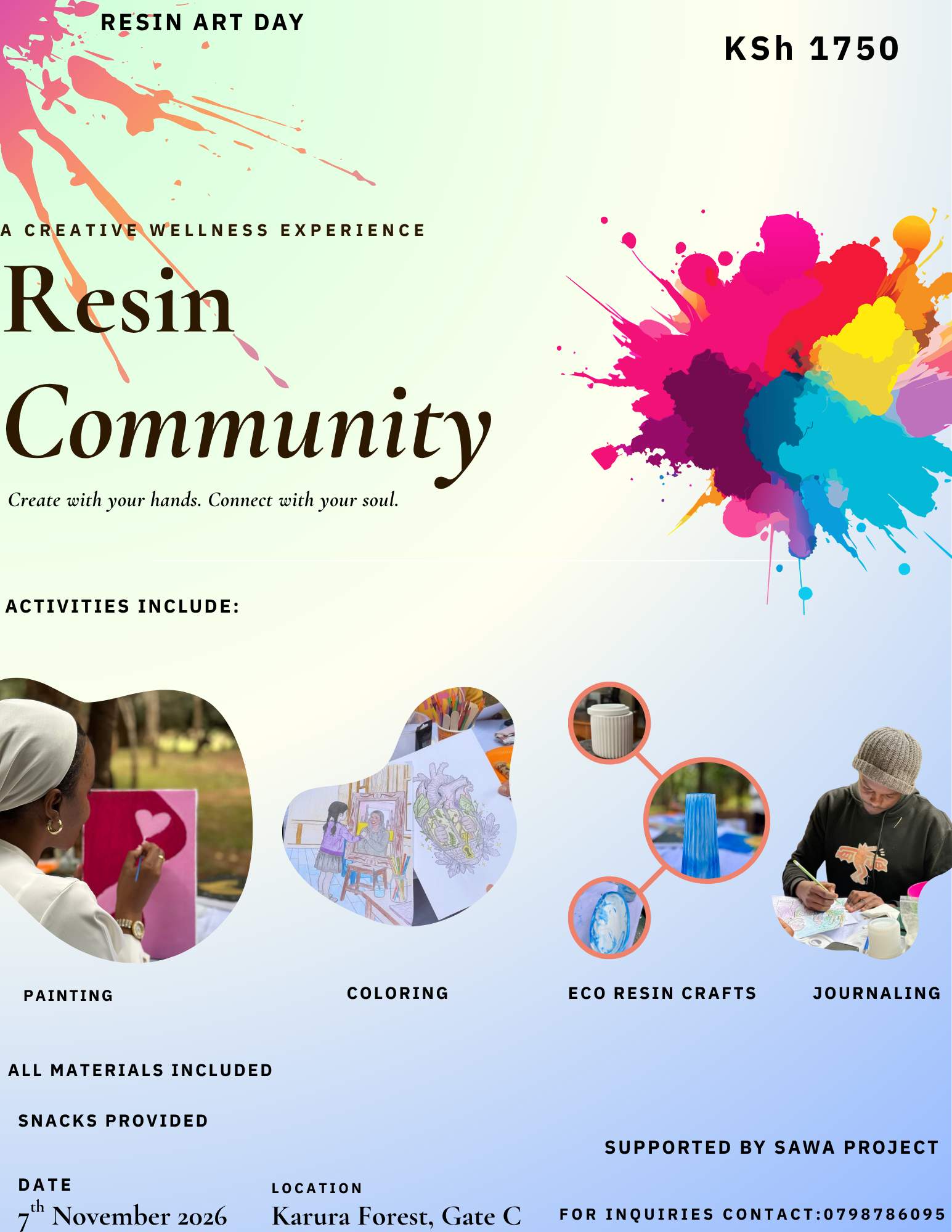 Resin Community Art Day - Poster 1