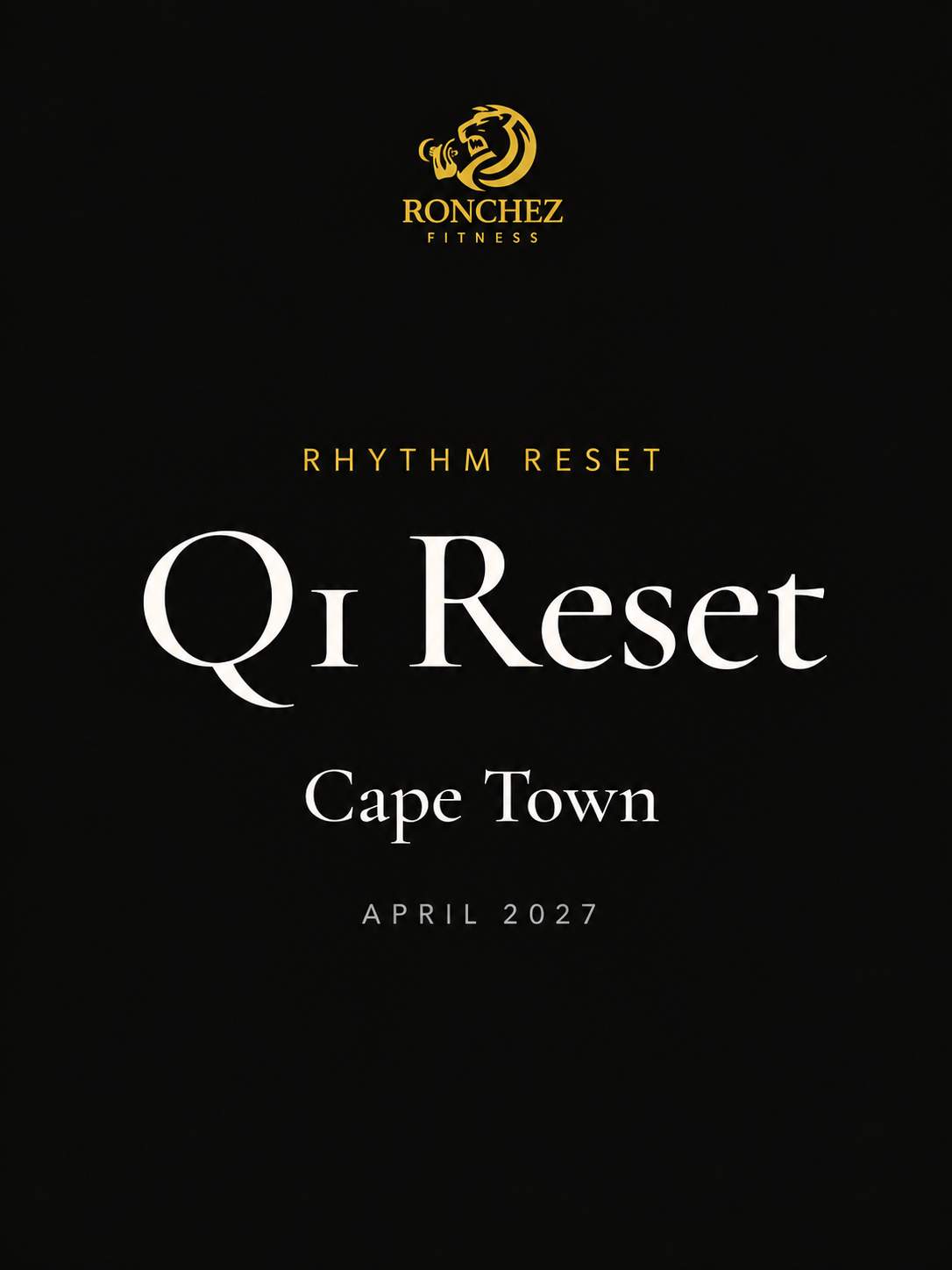 Q1 Reset Cape Town  - Poster 1