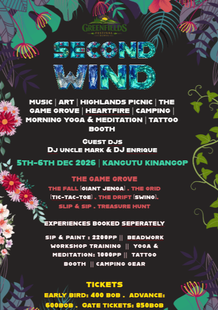  Greenfields festival Kenya: Second Wind - Poster 1