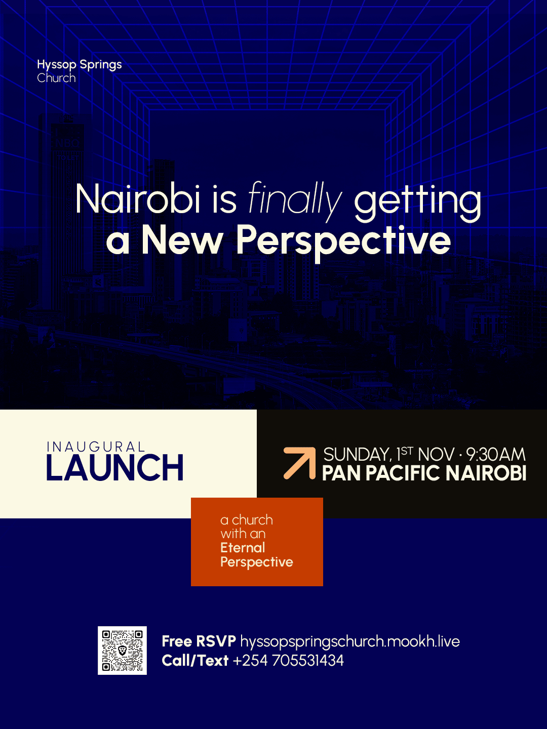 Nairobi Eternal Perspective - Inaugural Launch - Poster 1