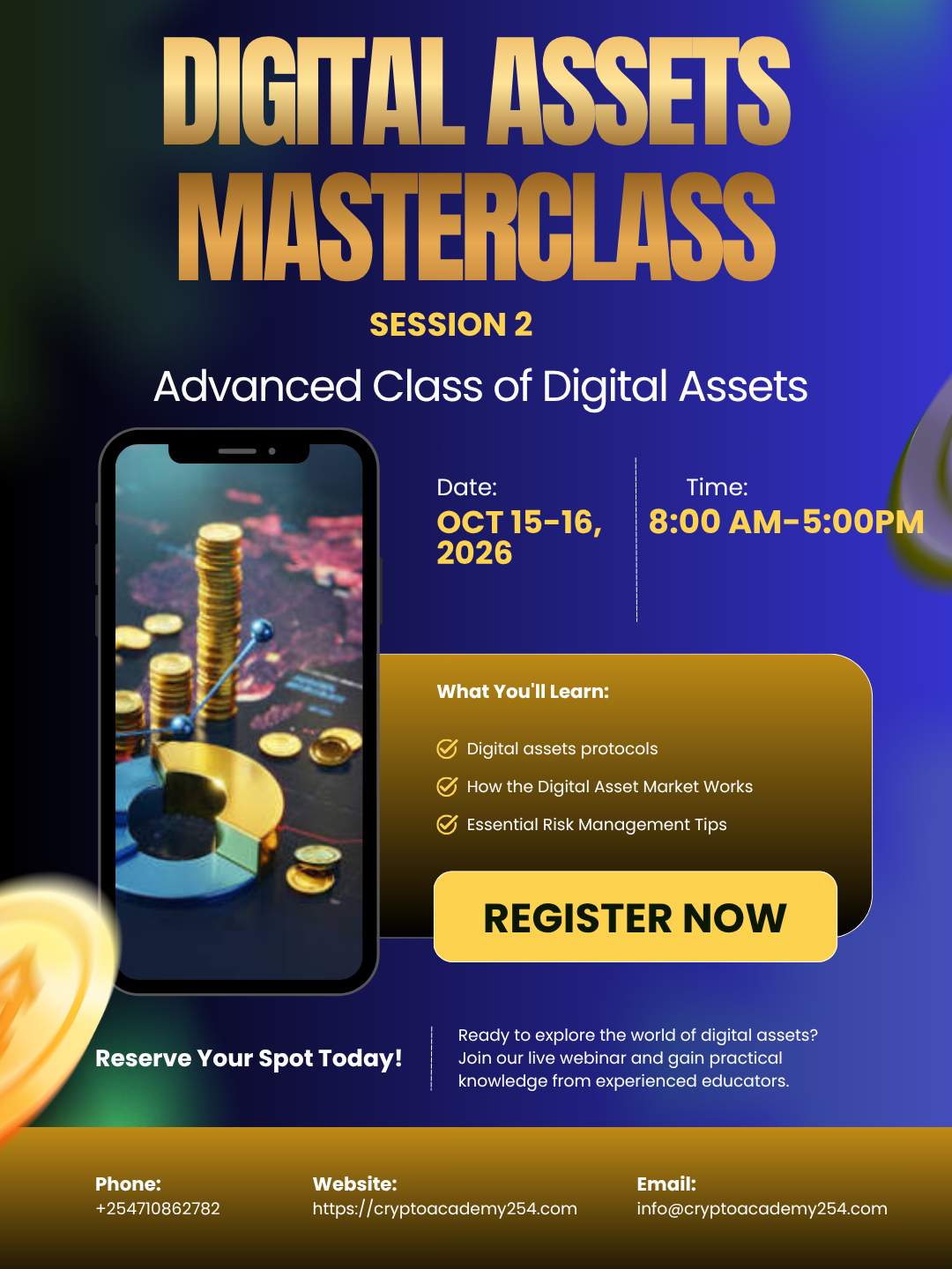 Digital Assets Masterclass: Session 2 - Poster 1