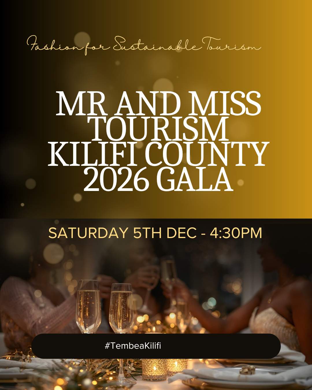 Mr and Miss Tourism Kilifi County  - Poster 1