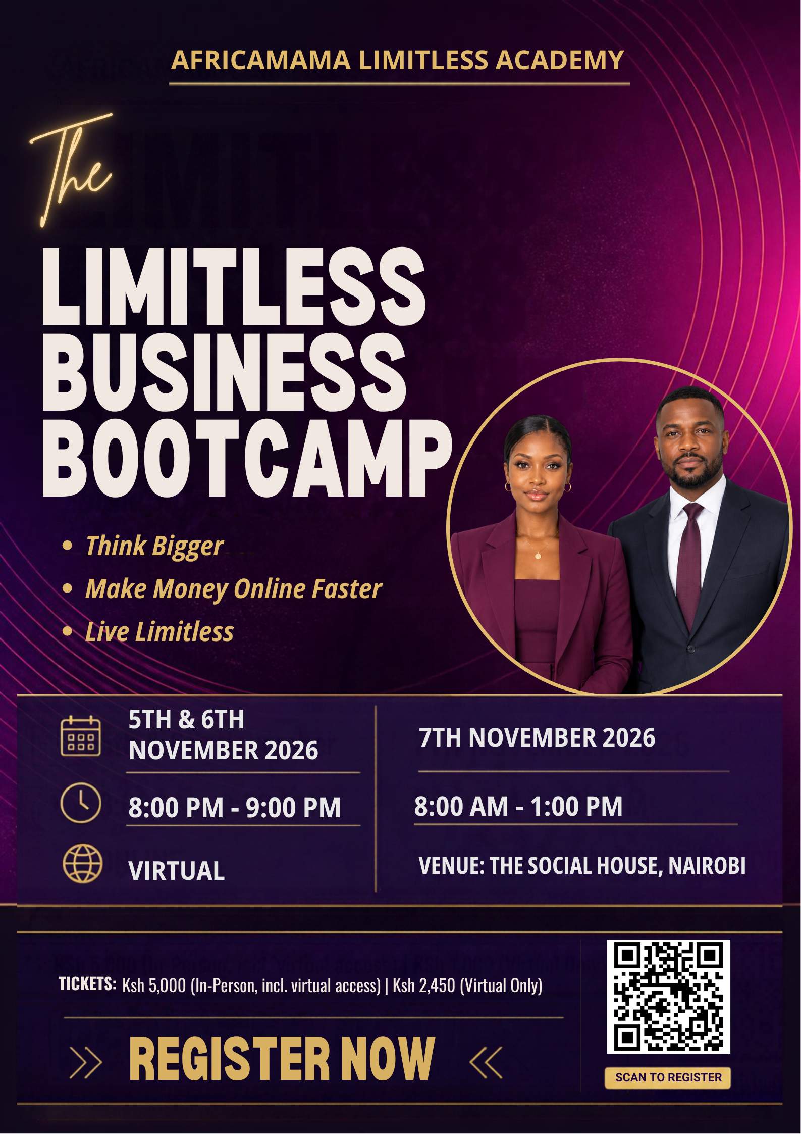 Limitless Business Bootcamp  - Poster 1