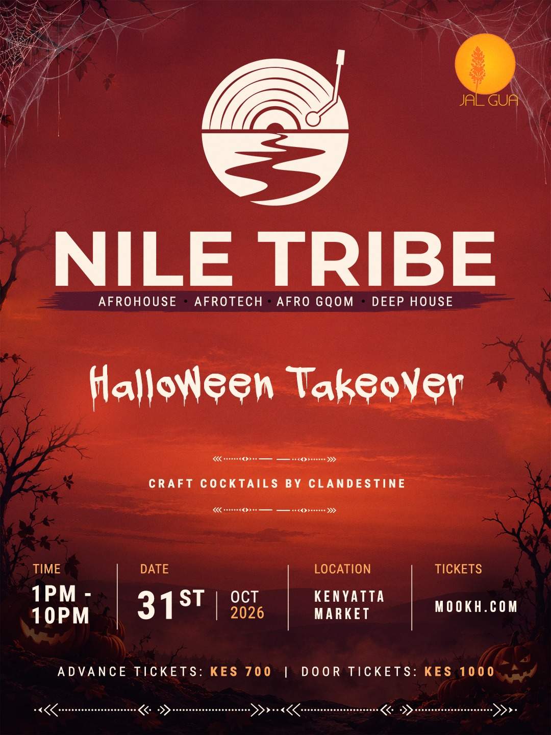 Nile Tribe Halloween party  - Poster 1