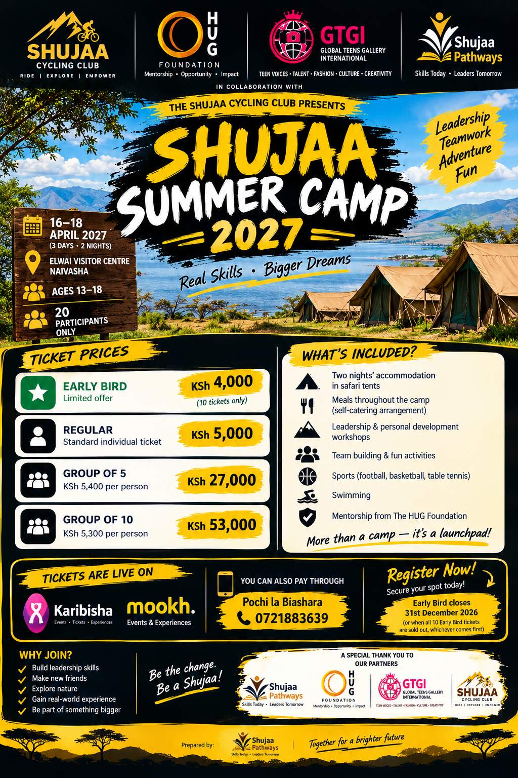 The Shujaa summer camp  - Poster 1