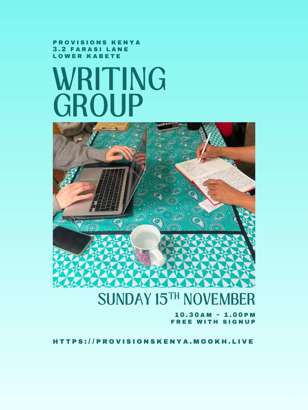 Writing Group - Poster 1