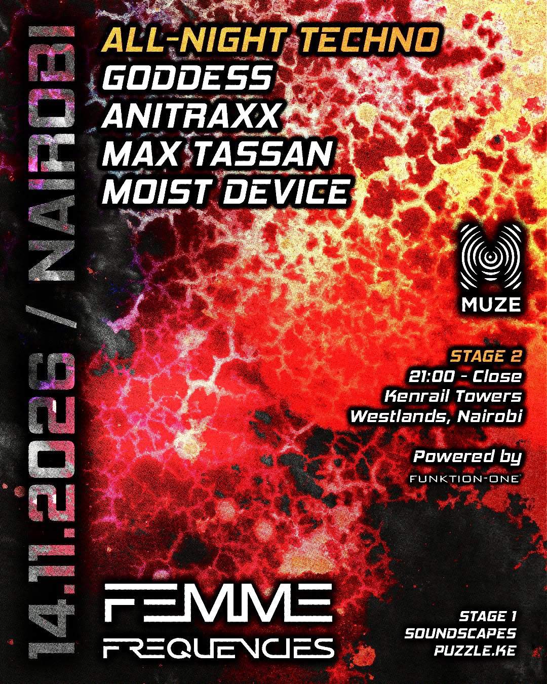 SoundScapes X Femme frequencies X puzzle.ke - Poster 2