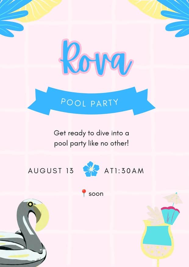 ROVA POOL PARTY