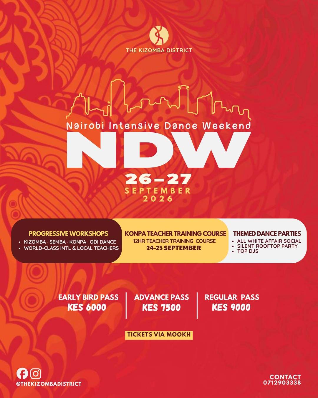 Nairobi Intensive Dance Weekend - Poster 1